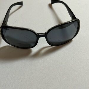 I love eyewear by Ron’s optical Black & rhinestone sunglasses readers -1.50